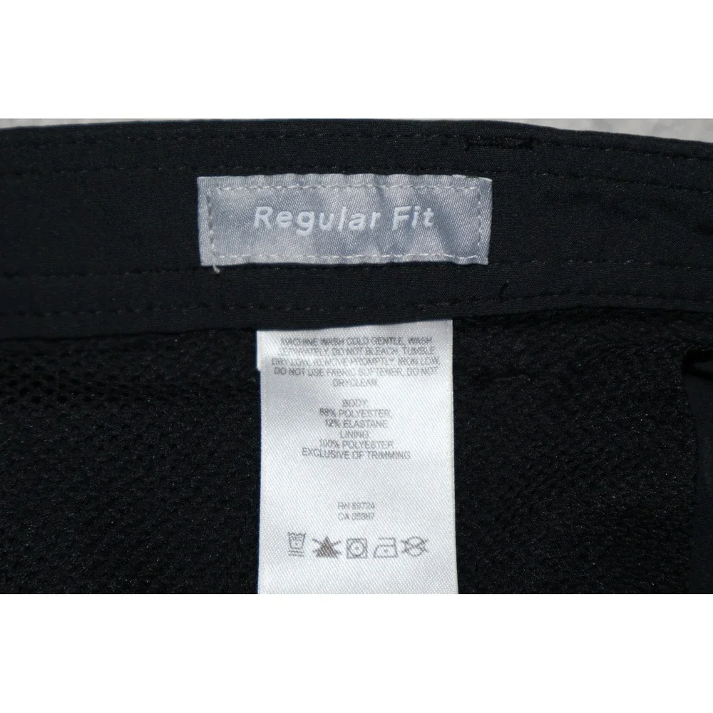 Columbia PFG Shorts Mens 40 Black Performance Fishing Gear Regular Fit